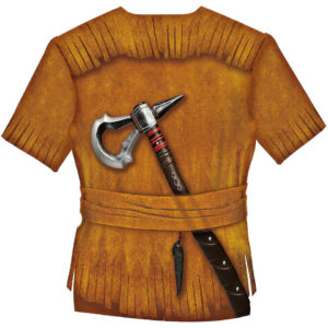 Shirt Herren, Fun Shirt mit dem Motiv „Indianer“, Kostüm