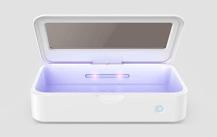Hygiene-Sterilisations-Box Ansicht UV LEDs